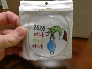 2020 Grinch Stink Stank Stunk Christmas Ornament - NIP - Picture 1 of 4