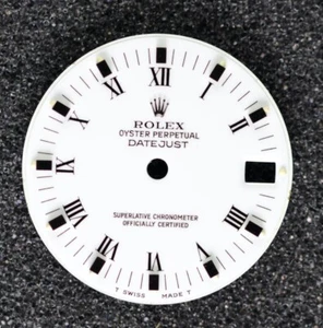 Esfera Rolex Datejust blanca números romanos 23,6 mm - Imagen 1 de 2