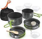 Lixada Camping Cookware, 2-3 People Multifunctional Portable Cooking Set for
