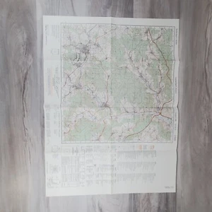 Map Topo Military Deutschland Vintage Limited Lauterbach Herzberg Schlitz - Picture 1 of 11