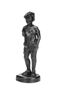 Beautiful Collectible Figure Statuette Boy Hooligan in a Cap Cast Iron Kasli - Picture 1 of 7