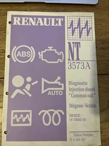 Manuel reparation ATELIER RENAULT Megane Scenic Nt 3573A Diagnostic - Picture 1 of 7