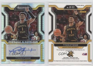 2022-23 Panini Prizm Draft Picks College Penmanship Silver Tyson Etienne Auto