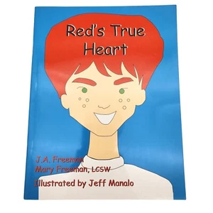 Red's True Heart by J.A. Freeman - A Heart Transplant Children's Book - Signed - Imagen 1 de 4