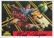 Mars Attacks The Revenge Artist Autograph Base Card [10] #24 Fred Harper