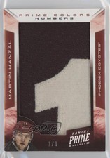 2012-13 Panini Prime Prime Colors Numbers /4 Martin Hanzal #95