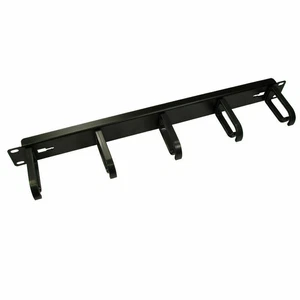 1U Universal Données Armoire 48.3cm Câble Gestion Barre Avec 5 Anneaux [007459] - Afbeelding 1 van 2