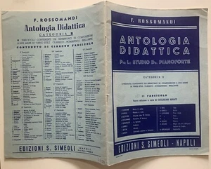 ROSSOMANDI LEHRANTHOLOGIE KLAVIER KATEGORIE B II SIMEOLI HEFT - Bild 1 von 1