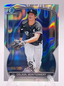 Refractor de lava Bowman Chrome Prospects 2023 Colson Montgomery #BCP-48/399 - Imagen 1 de 2