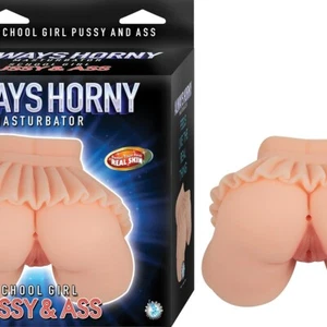 Always Horny Mastubator School Girl Pussy & Ass Non Vibrating Waterproof - Picture 1 of 5