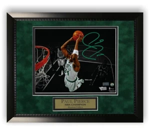 Paul Pierce Signed Autographed 8x10 Photo Framed to 11x14 Fanatics - Picture 1 of 1