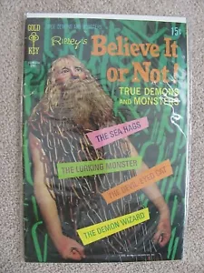 1970 Gold Key cómics Ripley's Believe It or Not #19 en muy buen estado en bolsa y embarcado - Imagen 1 de 3