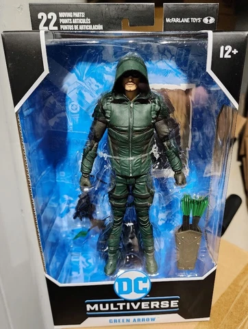 McFarlane DC Multiverse Green CW TV Arrow Hooded Sealed - #22 Cover