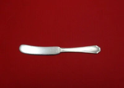 Esparcidor de mantequilla Queen Anne Plain de Dominick and Haff de plata esterlina FH 5 7/8" Foto 1 de 2