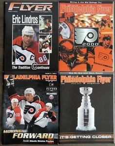 The Philadelphia Flyer Magazine Lot of 4 issues from 1995, 2000, 2002 - Picture 1 of 6