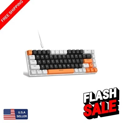 Portable 60% Mechanical Keyboard with Blue Switch: Perfect for Gaming & Office - Image 1 of 4