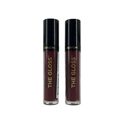 2 PACK Revlon Super Lustrous The Gloss 265 BLACK CHERRY High Shine Lip Gloss x2 - Image 1 of 4