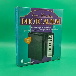 Voice Recording Photo Album by Radio Shack BRAND NEW SEALED Vintage Photo Book - Picture 1 of 4