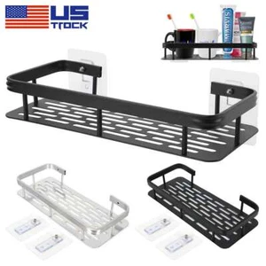 Wall Mount Bathroom Shower Caddy Shelf Rack Storage Basket for Shampoo Soap USA - Picture 1 of 14