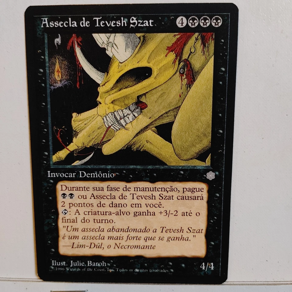 MINION OF TEVESH SZAT (PORTUGUESE) --- MTG -- ICE AGE ---  NM - Image 1 of 1