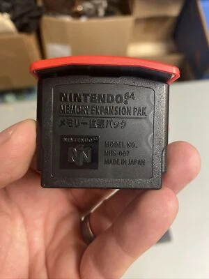Nintendo 64 Expansion Pak Pack Oficial N64 Paquete de Memoria OEM Original NUS-007 Foto 1 de 4