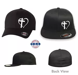 SOMBRERO FLEXFIT JESÚS DIOS CORAZÓN RELIGIÓN CRISTIANA *ENVÍO GRATUITO EN CAJA* - Imagen 1 de 1