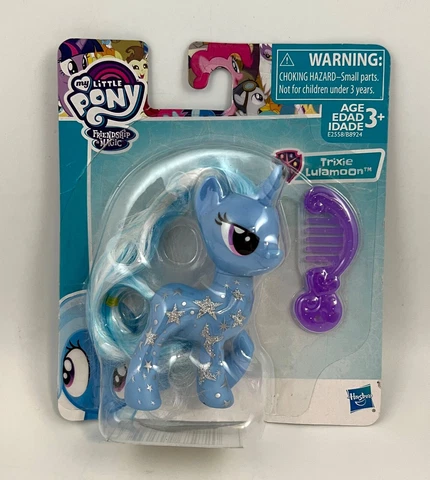 NIB My Little Pony Friendship Is Magic TRIXIE LULAMOON Brushable Glitter 2017 Cover