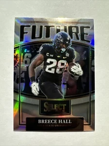 Selecciones del draft Panini Select 2022 - Future Silver Prizm #F-BH Breece Hall (RC) - Imagen 1 de 2