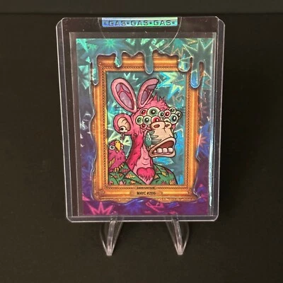 BORED GRUMPY APE SOCIETY MAYC #2116 EXPLOSIVE TURQUOISE BORDER 42/100 - Image 1 of 3