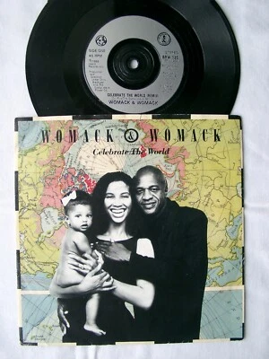 WOMACK & WOMACK - Celebrate The World - Remix 7"  - BRW 125 - 1998 UK - Image 1 of 2
