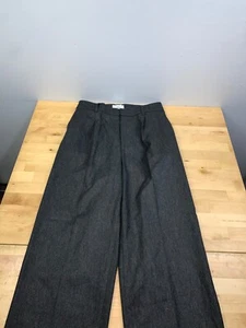 Daniel Simmons Pleated Trouser Pants Mens 28 Charcoal Gray Casual Work 11418 - Picture 1 of 12
