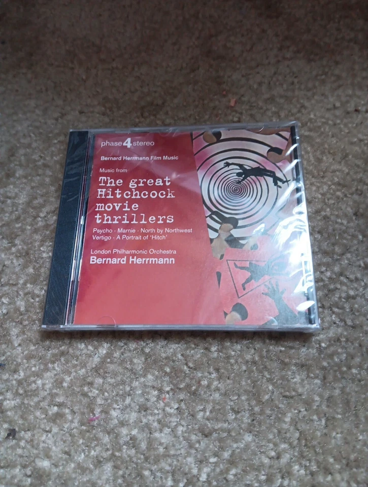 Music from the Great Hitchcock Movie Thrillers by Bernard Herrmann (Composer) (CD, Mar-1996, PolyGram)