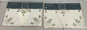 2x Lenox Weihnachten Bettwäsche versiegelt 13x19 Tischsets & 16x16 Servietten Neu aus altem Lagerbestand - Bild 1 von 10
