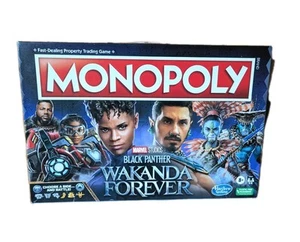 Monopoly Wakanda Forever Black Panther board game COMPLETE UNUSED SEALED PARTS - Picture 1 of 5