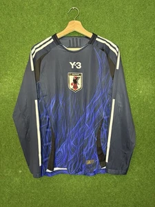 Original Japan 2024 Y-3 Football Shirt Long Sleeve HEAT/RDY Jaspo XL ADIDAS - Picture 1 of 13
