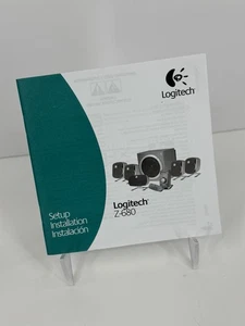 Logitech Z- 680 Setup Guide MANUAL Instructions Booklet - Picture 1 of 3
