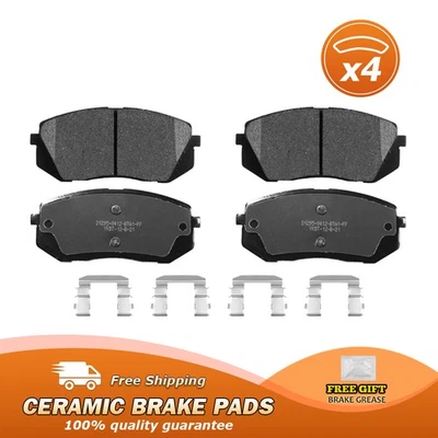 Pastillas de freno delanteras de cerámica para Hyundai Tucson Kia Rondo Soul EV Sportage 2010-2017 Foto 1 de 4