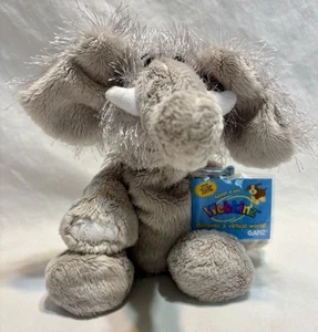 GANZ Webkinz Gray Elephant Plush HM007 New W/ Sealed Tag - Picture 1 of 13