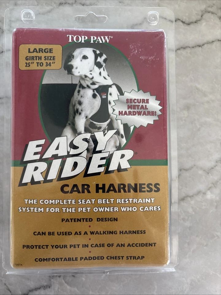 Arnés de seguridad para coche Easy Rider grande 25” X 34” tamaño circunferencia cinturón de seguridad sujeción Foto 1 de 3
