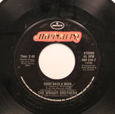 Country 45 The Wright Brothers - Eight Days A Week / She A Diamond On Mercury - Image 1 of 2