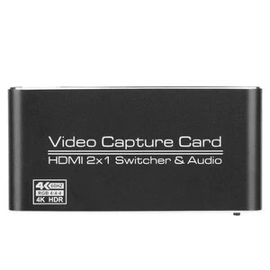 Video Card 4K To USB 3.0 Dongle 2x 1 Switch For Live Stream Game CB - Afbeelding 1 van 19