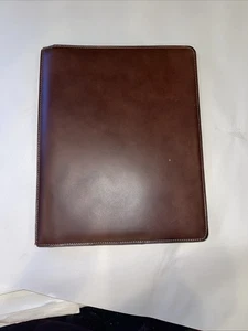 Johnston & Murphy  Leather Pad Folio Executive Writing Portfolio Document Holder - Picture 1 of 10