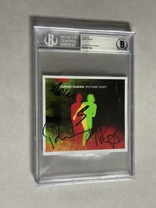 Duran Duran Complete signed encapsulated Photo Beckett BAS COA slabbed CD Cover - Picture 1 of 2