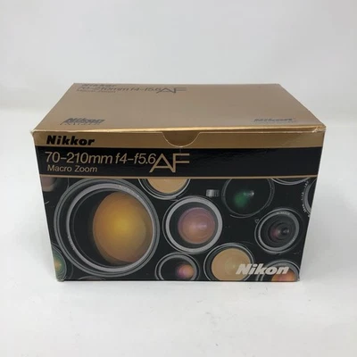 Nikon Nikkor 70-210mm F4-F5.6 AF Macro Zoom Camera Lense Accessory - Image 1 of 4