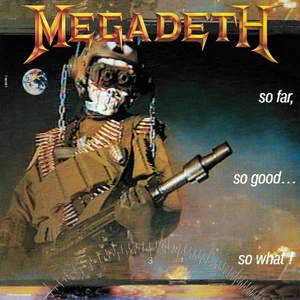MEGADETH So Far, So Good, So What BANNER HUGE 4X4 Ft Fabric Poster Flag art - Picture 1 of 3