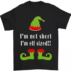 Im Non Corto IN Elfo di Taglia Divertente Natale T-Shirt 100% di Cotone - Bild 1 von 12