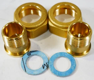 Danfoss 003H6902 Anschraubenden-Set PN25 DN15 G 3/4" A, R 1/2" | Neu / OVP - Bild 1 von 5