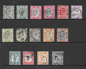 TRANSVAAL VARIOUS USED ISSUES 1903 to 1910 - Picture 1 of 2