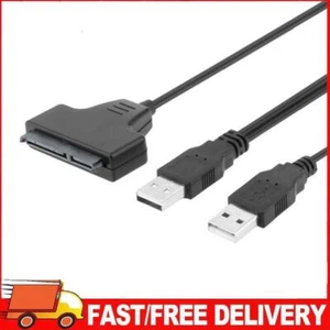 Adapter USB 2.0 SATA 7+15Pin Kabel für 2,5 Zoll HDD Laptop Festplatte - Bild 1 von 5