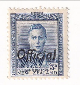 New Zealand - King George VI 3d Official 1941/1942(M) - Picture 1 of 1
